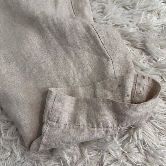 Eileen Fisher Petite Linen Blend Pant Size PM - Picture 4 of 7